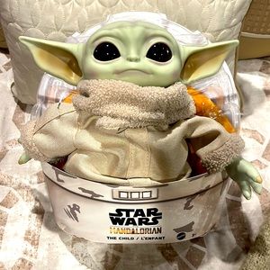 Mattel Baby Yoda ‘The Child’ doll in original series packaging.
